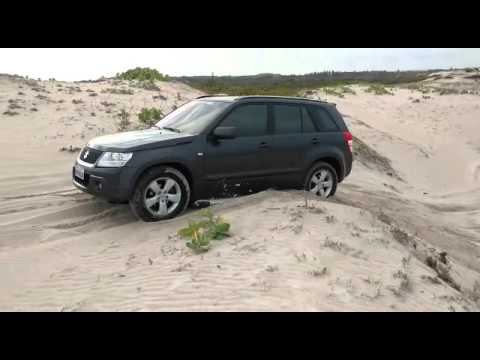 Grand Vitara e tr4 na praia da caponga