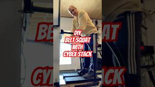 DIY Belt Squat with Cybex Stack. This turned out great!