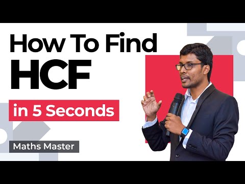 Super Easy HCF (GCD) TRICK FROM 5 SECONDS | Maths Master