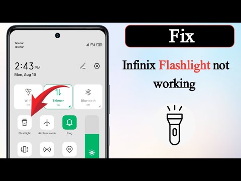 How to fix flashlight not working on Infinix phones 