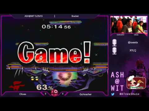 Melee Bracket ASH@WIT 5/29/15 - Olives (Fox) vs Guhnasher (Falcon)