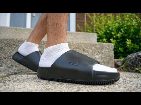 THESE SLIDES DISAPPOINTED ME! | NIKE CALM SLIDES | Review + On-foot | Pros vs Cons