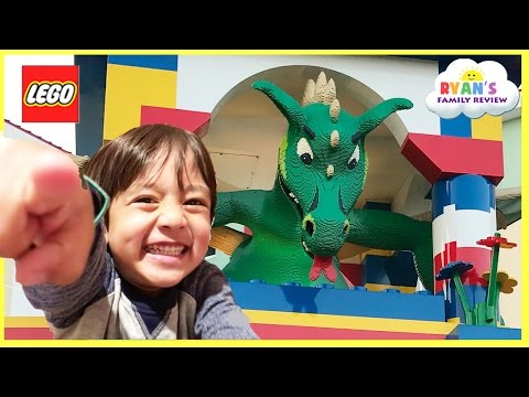 LEGOLAND HOTEL TOUR! Amusement Park Family Fun Lego Toys for Kids play Area Children Activities Video