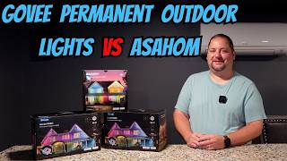 BEST Outdoor Smart Lights? Govee vs Asahom - Permanent Outdoor Lights