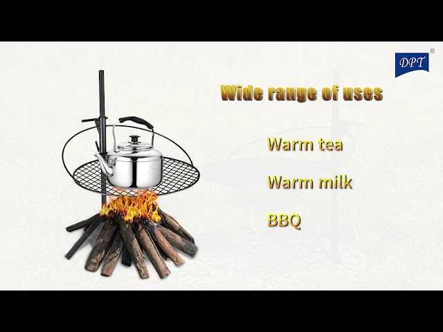 شبك شواء للأماكن المفتوحة 48×86 سم، سهلة الحمل والتخزين،ضمان سنتان