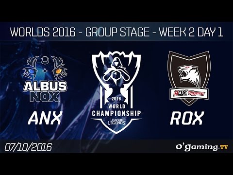ANX vs ROX - World Championship 2016 - Group Stage Week 2 Day 1