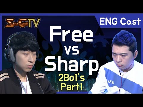 [ENG] Free vs Sharp on Plasma (PvT, 2Bo1's) Part1 - Starcraft Remastered (StarCastTV English)