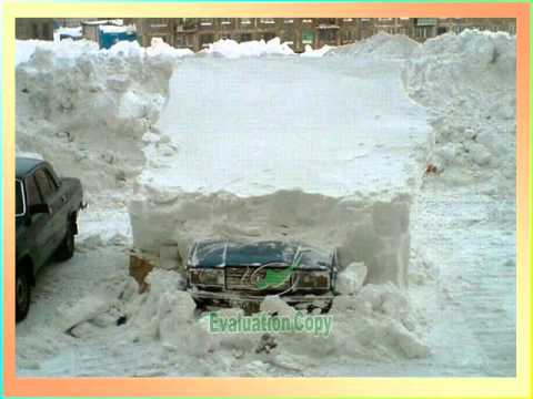 WINTER IN RUSSIA : SNOW EVERYWHERE !