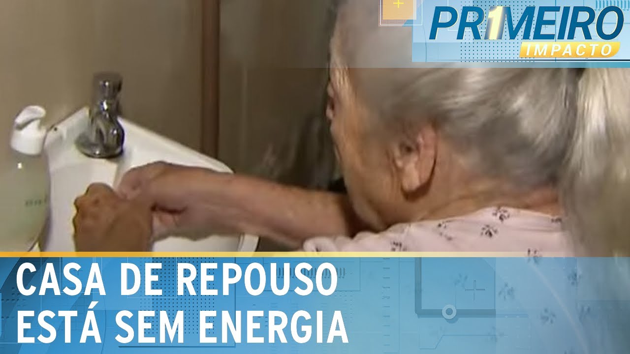 Sem energia, idosos em casa de repouso tomam banho com água gelada | Primeiro Impacto (20/02/25)