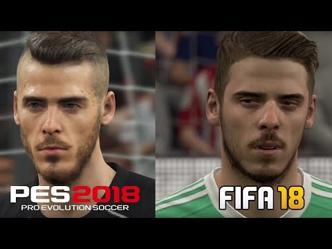 FIFA 18 vs PES 2018 - Can You Spot The Difference? [4K/60FPS]