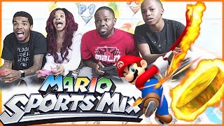 FAMILY BLOODLINES BATTLE ON THE ICE! - Mario Sports Mix Hockey Wii U Gameplay