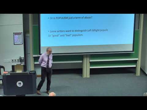 Populism and its enemies Lecture 1
