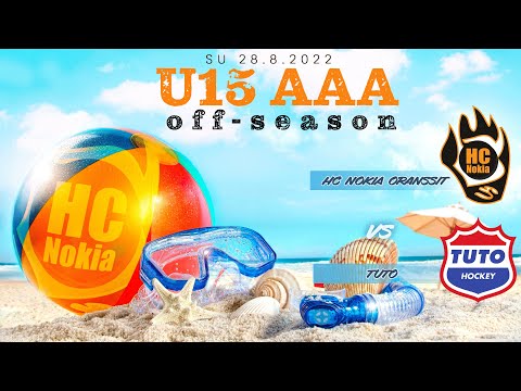 Su 28.8.2022 klo 13.30 HC Nokia Oranssit - TuTo // U15 AAA // Pre-Season