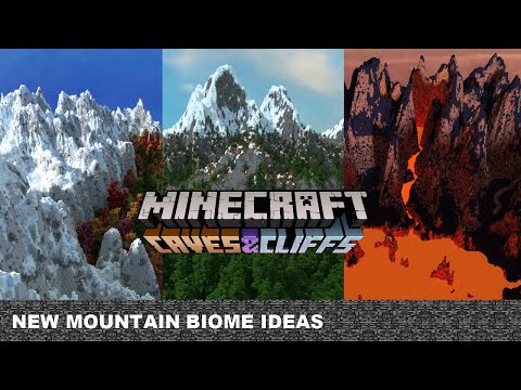 Trydar - Minecraft Mountain Update - my new biome ideas for the 1.17 Caves and Cliffs update
