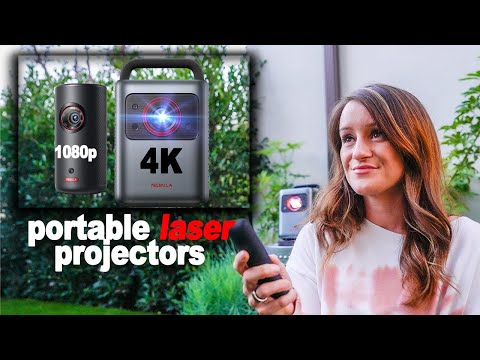 Turning the backyard into a home theater! (Nebula Capsule 3 Laser + Cosmos Laser 4k Unboxing!)