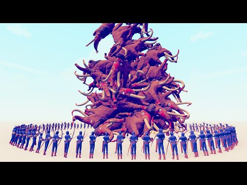 100X ARCHERS VS EVERY UNIT - CIRCLE #2 | TABS - Totally Accurate Battle Simulator