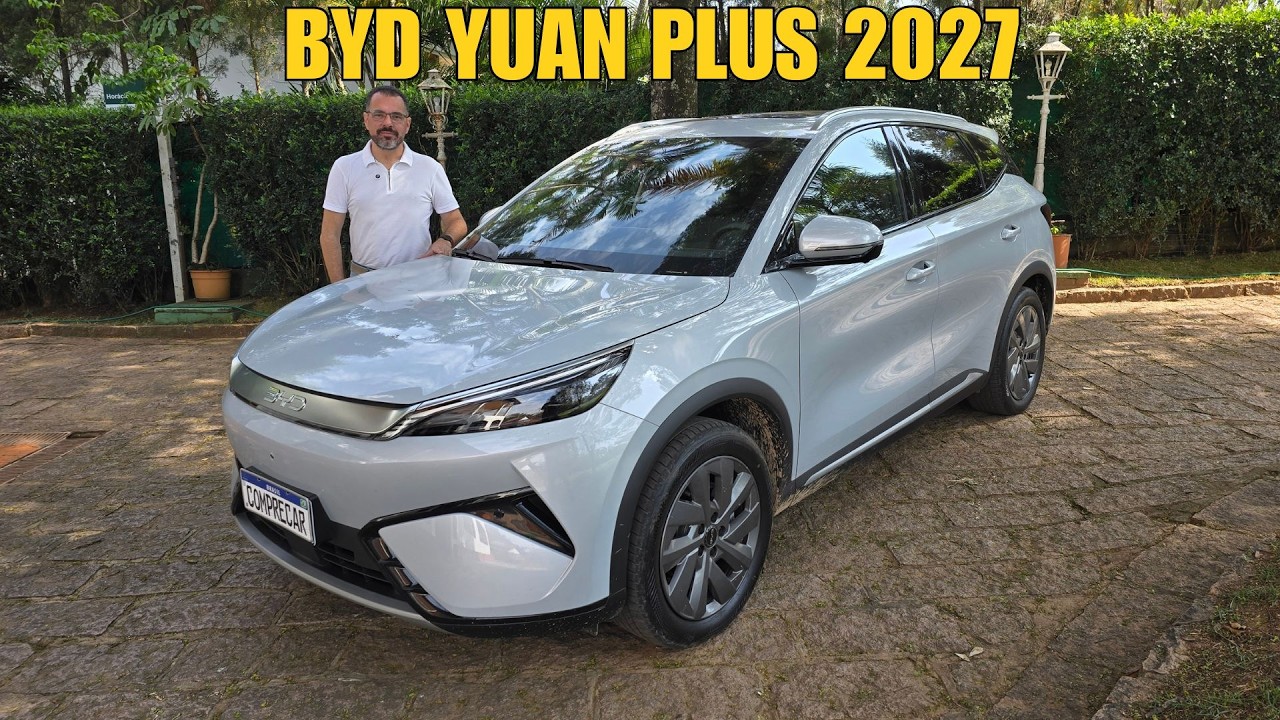 Avaliação: BYD Yuan Plus 2027 - 0 a 100 km/h em menos de 4 segundos