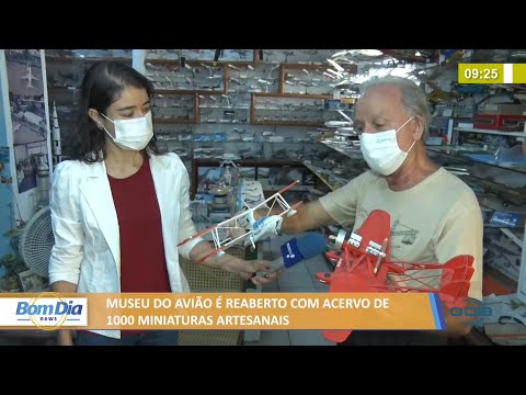 Museu do Avião é reaberto com acervo de 1000 miniaturas artesanais 17 11 2021