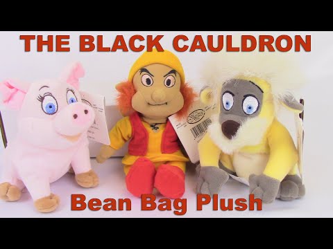 Disney THE BLACK CAULDRON Bean Bags (Set of 3) Stuffed Plush Value Toy Review - BBToyStore.com