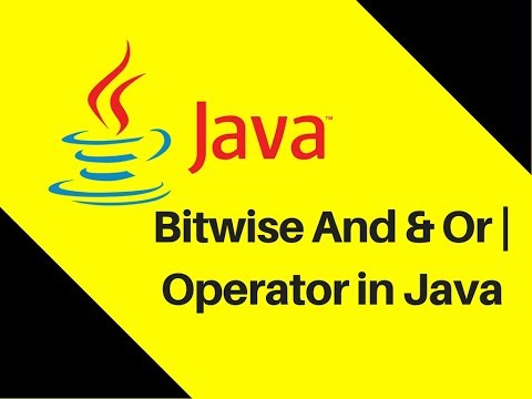 4 6 Bitwise And Or | Operator in Java