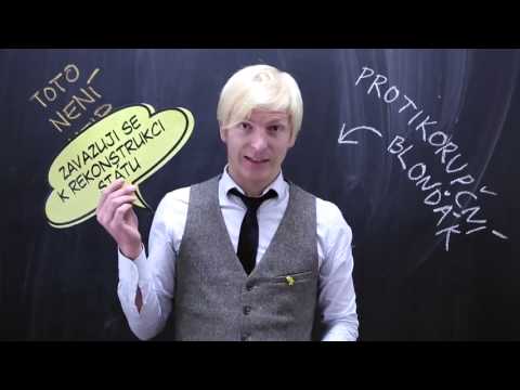 Protikorupční volební "BLA BLA" noviny