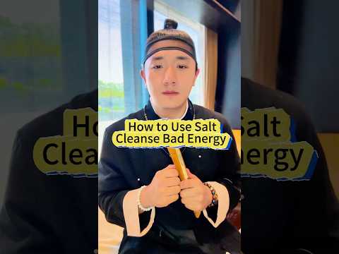 How to Use Salt to Cleanse Bad Energy #cleanenergy #energy #energyfield #lucky #wealth #witchtok