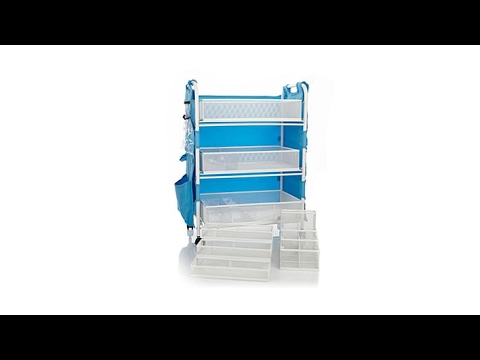 TotallyTiffany Craft Cart with Attached 19Pocket Apron