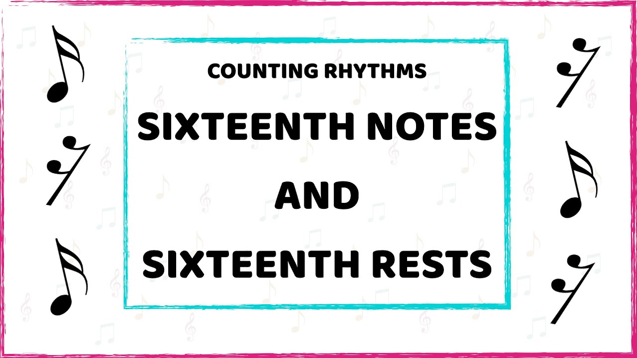 Counting rhythms: Sixteenth notes and rests