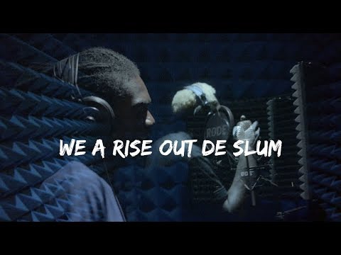 Frassdan ft P plus - Rise Out De Slum (Lyric Music Video)