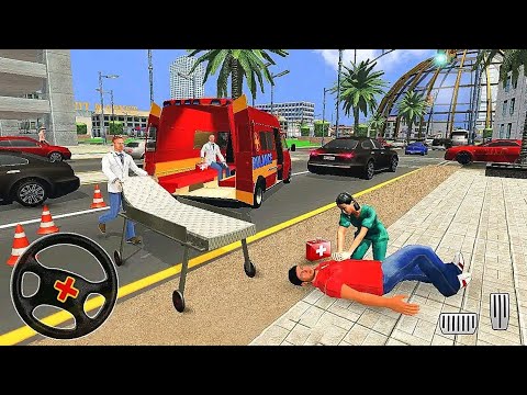Ambulance Rescue Driver Simulator - Offroad Emergency Van Drive - Android Gameplay