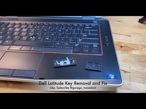 Tutorial: How to remove and replace keys on Dell Latitude keyboard