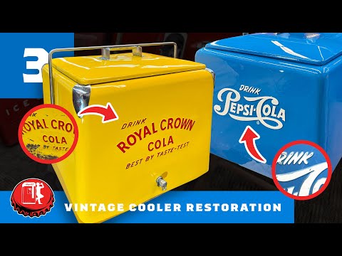 Chrome Shine & Final Reveal | Vintage Pepsi & Royal Crown Cooler Restoration
