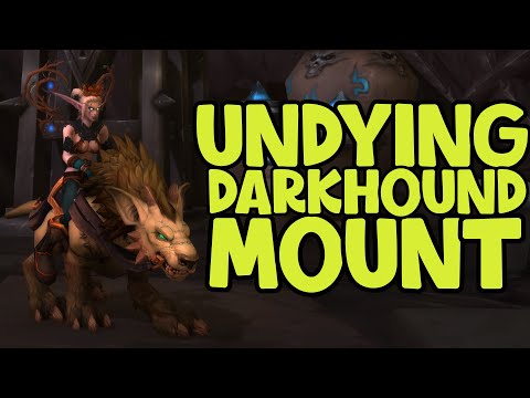 WoW Shadowlands 9.1 - How To Get The Undying Darkhound Mount | Necrolord Assault
