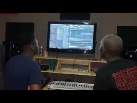 dlala regal & Ben Da prince in studio