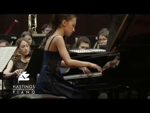 Harmony Zhu - second prizewinner of the Hastings International Piano Concerto Competition 2024.