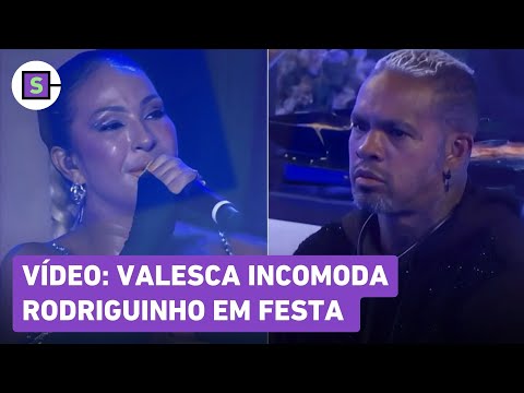 BBB 24 l VÍDEO: Valesca provoca e Rodriguinho se incomoda durante show da cantora