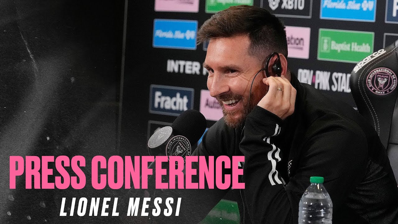 Inter Miami CF Press Conference | Lionel Messi - YouTube