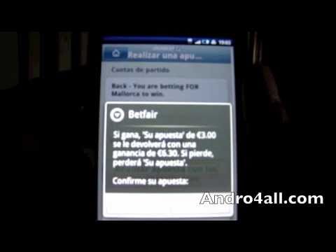 Betfair Android app