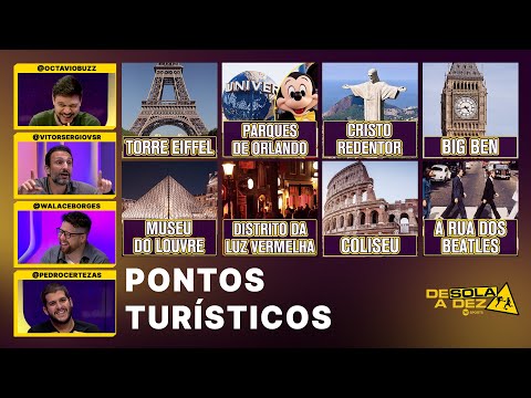 QUAL É O MELHOR E O PIOR PONTO TURÍSTICO DO MUNDO? | DE SOLA A DEZ