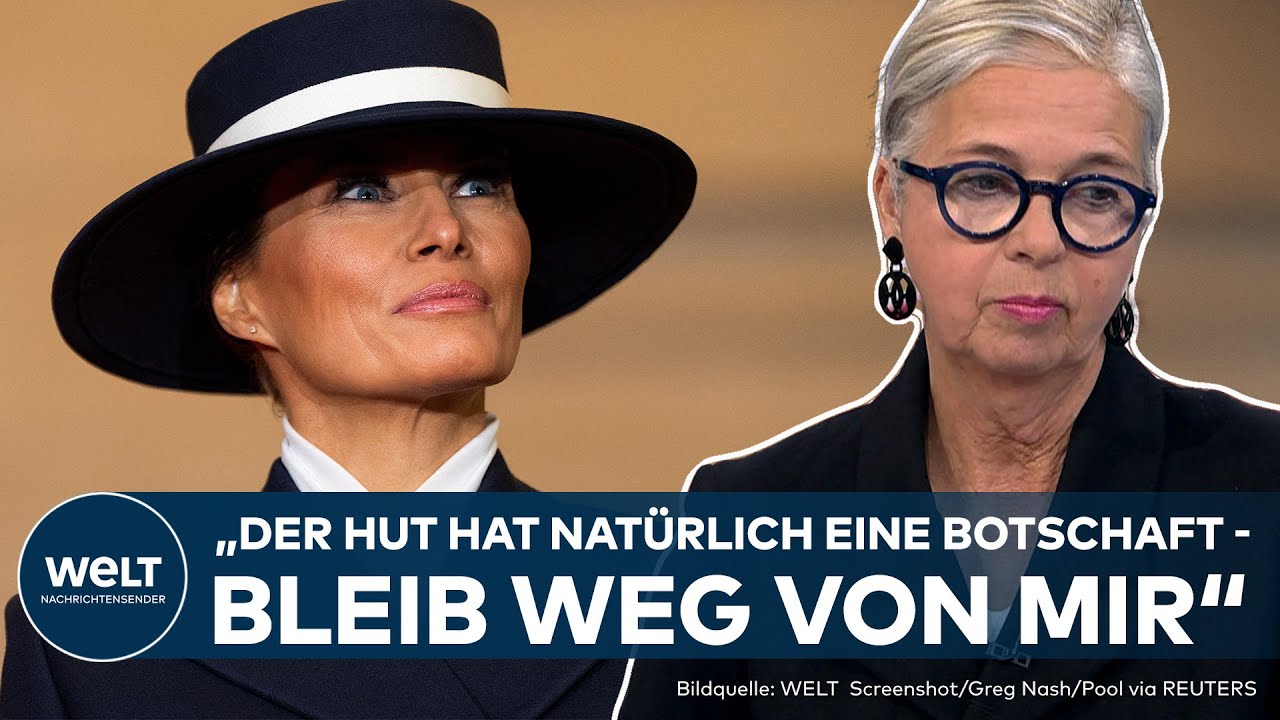 DISTANZIERTE FIRST LADY: Hut und High Heels - Die geheimnisvolle Botschaft von Melania Trumps Mode