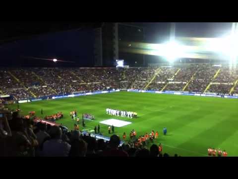 Salida jugadores // LEVANTE UD-REAL MADRID CF 5-10-2013