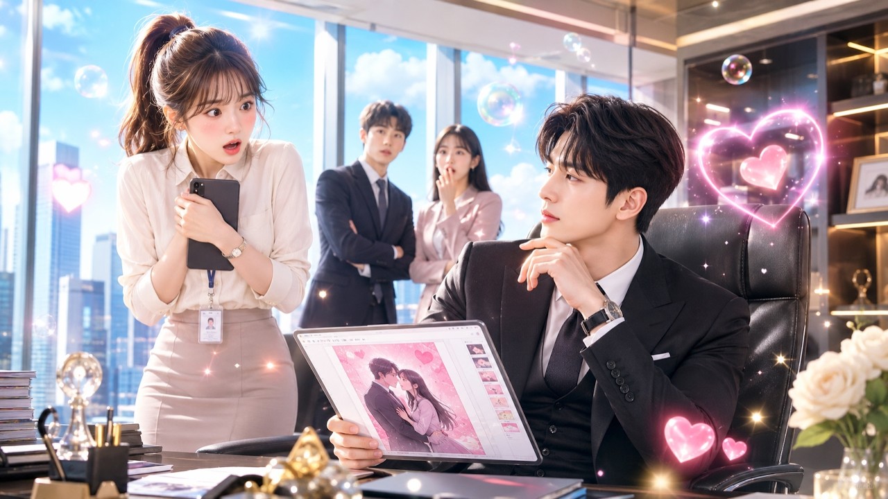 She Feared Being Fired After Sending a Steamy Novel—But the Cold CEO Fell First【My Rival Saw Secrets