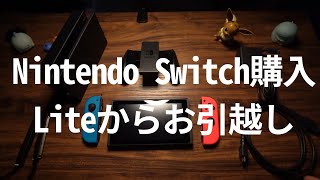 【Vlog】Nintendo Switch開封&Liteからお引越しセットアップ