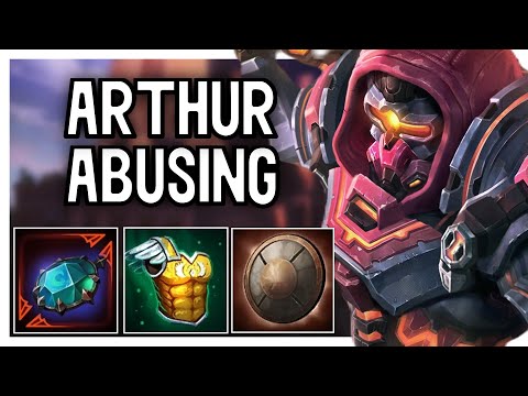 NERF THIS BROKEN GOD NO COUNTER PLAY - King Arthur Solo Ranked Conquest