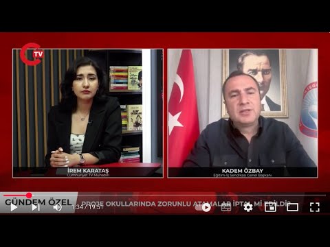 Genel Başkanımız Kadem Özbay, proje okullarında gerçekleştirilen keyfi atamalar ile ilgili Cumhuriyet Tv Muhabiri İrem Karataş`ın sorularını yanıtladı.  | EĞİTİM İŞ