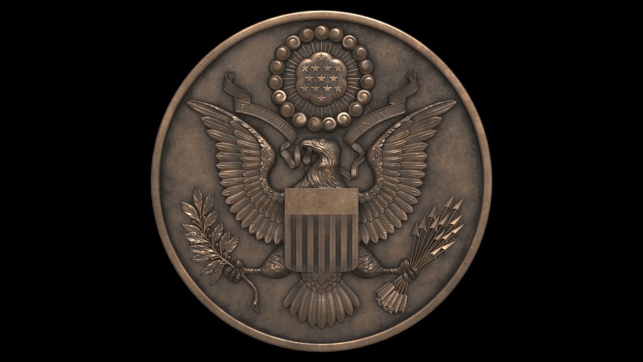 Great Seal USA 3D Model
