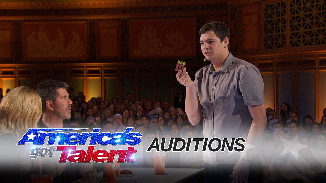Steven Brundage: Magician Stuns Simon Cowell with Rubik's Cube Tricks - America's Got Talent 2016 thumbnail