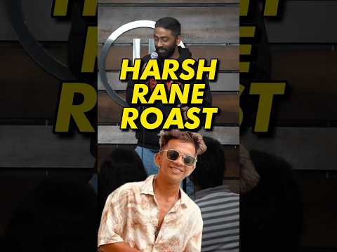 Harsh Rane Roast | Pranit More | Ticket link in bio | #standup #shorts #harshrane #rjpranit