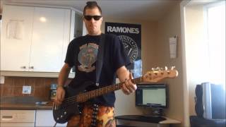CJ Ramone - King Cobra bass cover