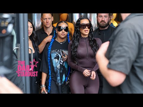 North West STEALS the Show From Kim Kardashian at Her Own NikeSKIMS Event